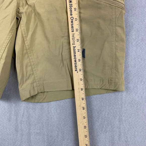 Eddie Bauer First Ascent Mens Shorts 36 Beige Tan Cargo Guide Pro Nylon Spandex - Picture 5 of 9